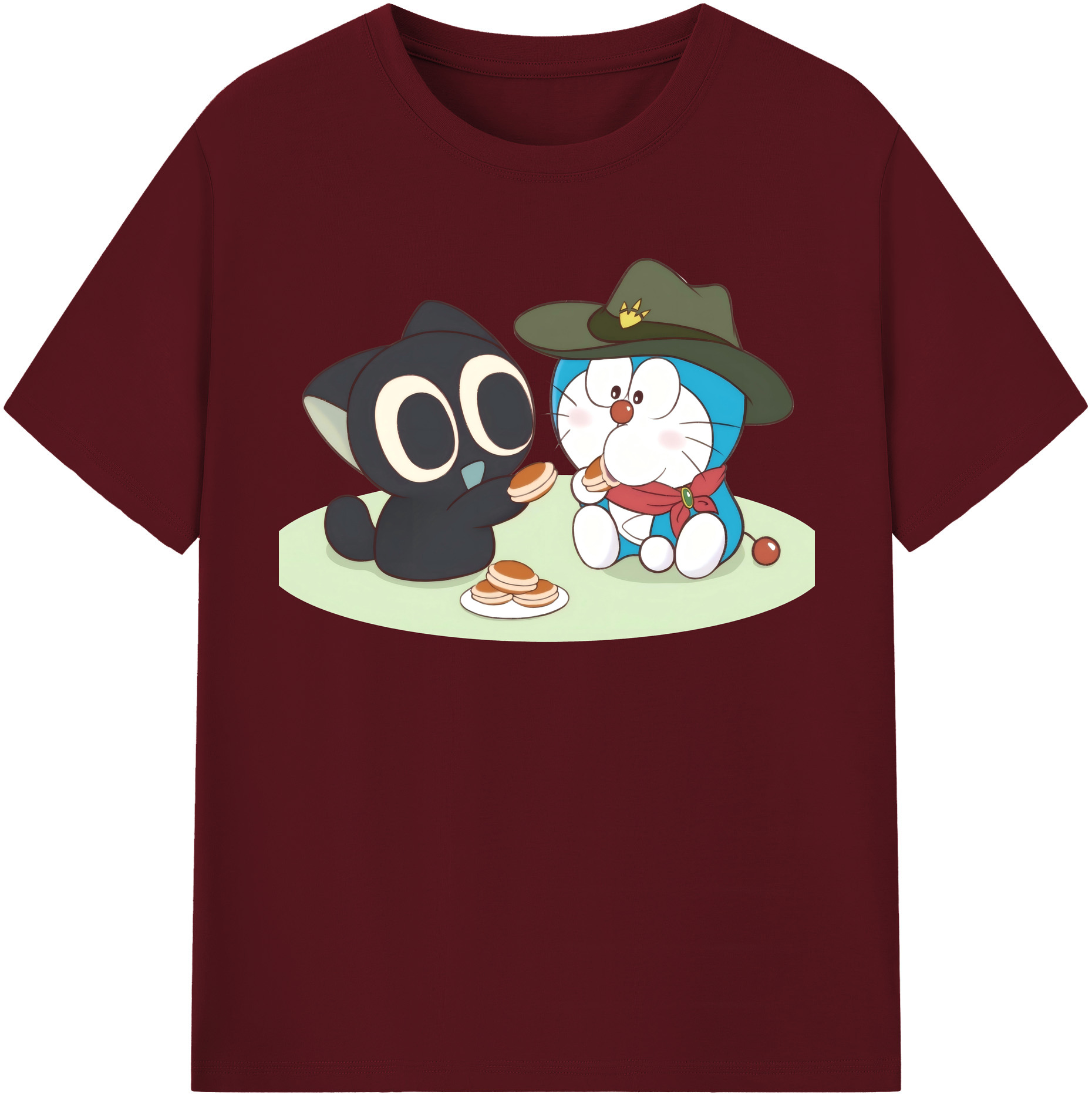 （画像用） ドラえもん Doraemon 綿100％半袖Tシャツ（フロントプリント）